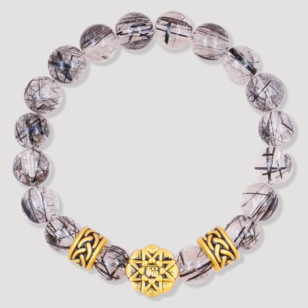 黑發晶Black Rutilated Quartz